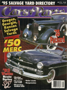 CARS & PARTS 1995 JAN - 61 DESOTO, 50 MERC CONVT, 35 PACKARD VICKY, 70 GTO